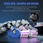 G6 Gaming Mouse Wired 128000DPI ChipA826 RGB Macro-programmable Ergonomic design superior for Gaming and Work 4